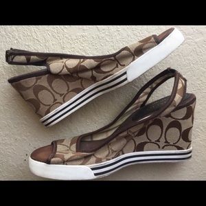 Coach Womens Signature Sneaker Wedge Sydney
